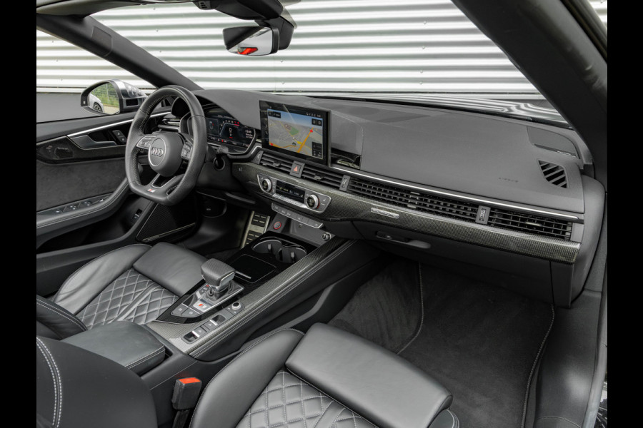 Audi A5 Cabriolet 3.0 TFSI S5 Quattro - Laser LED - Carbon Interieur - 360 Cam
