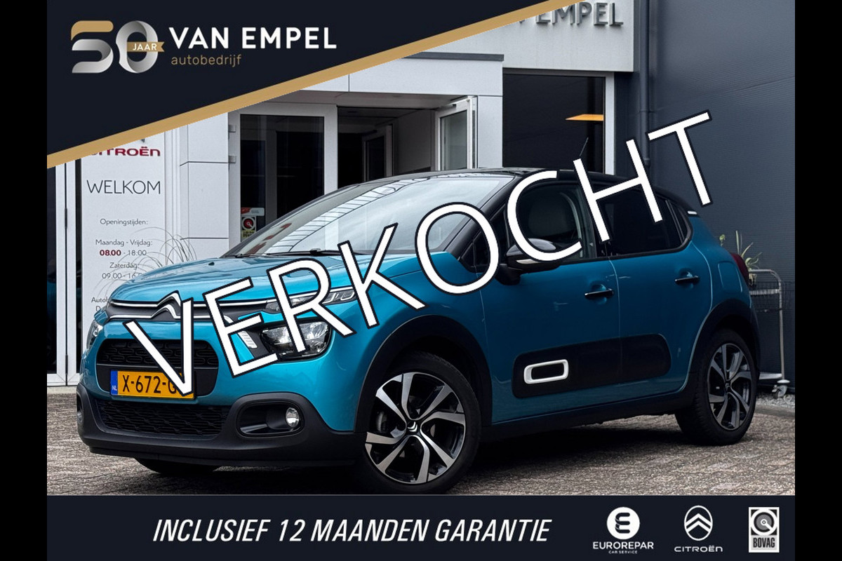 Citroën C3 PT110 EAT6 Shine | Automaat | Camera | NL-Auto | Keyless | Climate Control