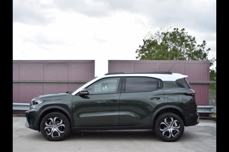 Citroën C3 Aircross 1.2 Hybrid 145pk Plus | 7 STOELEN | PARKEERSENSOREN MET CAMERA | CLIMATE CONTROL | WIT DAK | CARPLAY |