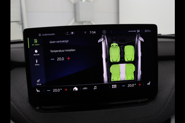 Škoda Enyaq iV 60 | SOH 91.5% | Panoramadak | Adaptive cruise | Stuur/stoel verwarming | Half Leder | Carplay | Park assist | Sfeerverlichting | Climate control |