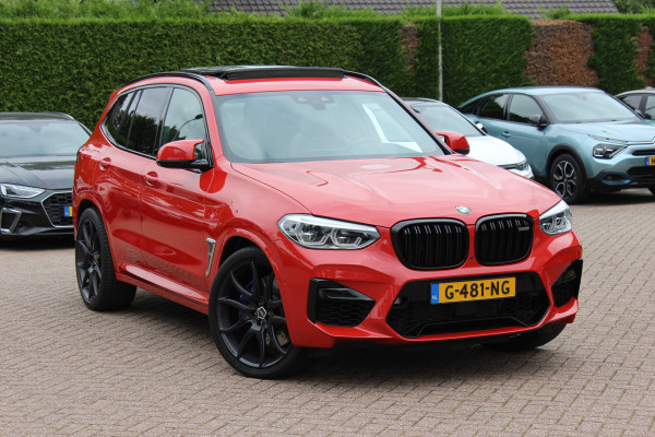 BMW X3 M / Trekhaak / Panoramadak / 360Camera / Head-up / Leder / Harman Kardon / 20'' / Stoelverwarming / Dodehoek / DAB / ACC