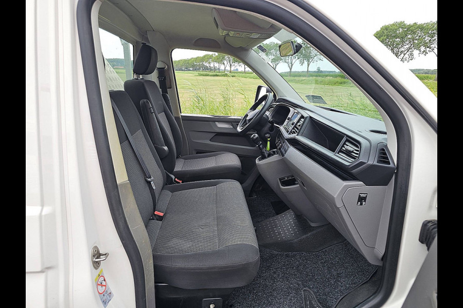 Volkswagen Transporter 2.0 TDI L2H1 28 L2 Open-Laadbak T6.1 Airco 150Pk Euro6 Lange-Wielbasis Pick-up Trekhaak