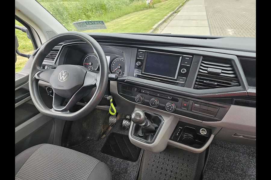 Volkswagen Transporter 2.0 TDI L2H1 28 L2 Open-Laadbak T6.1 Airco 150Pk Euro6 Lange-Wielbasis Pick-up Trekhaak
