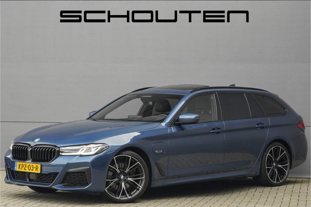 BMW 5 Serie Touring 530e M-Sport Pano ACC H/K Laser 360° 20"