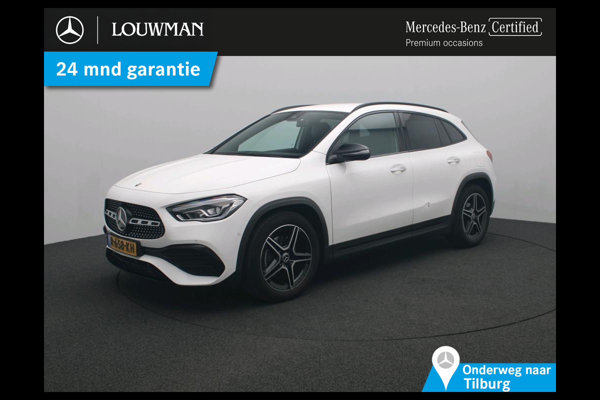 Mercedes-Benz GLA 180 AMG Line Premium | Night Pakket | Ledkoplampen | Parkeerpakket met achteruitrijcamera | Sfeerverlichting. Inclusief 24 maanden Mercedes-Benz Certified garantie voor Europa.