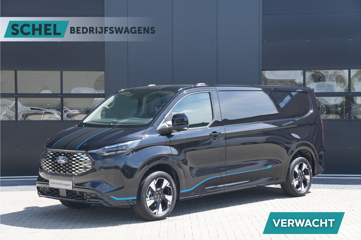 Ford E-Transit Custom 340 L2H1 Sport 71 kWh 218pk - ACC - B&O - Navi - Stoel/Stuurverwarming - 360 Camera - Blindspot - Rijklaar