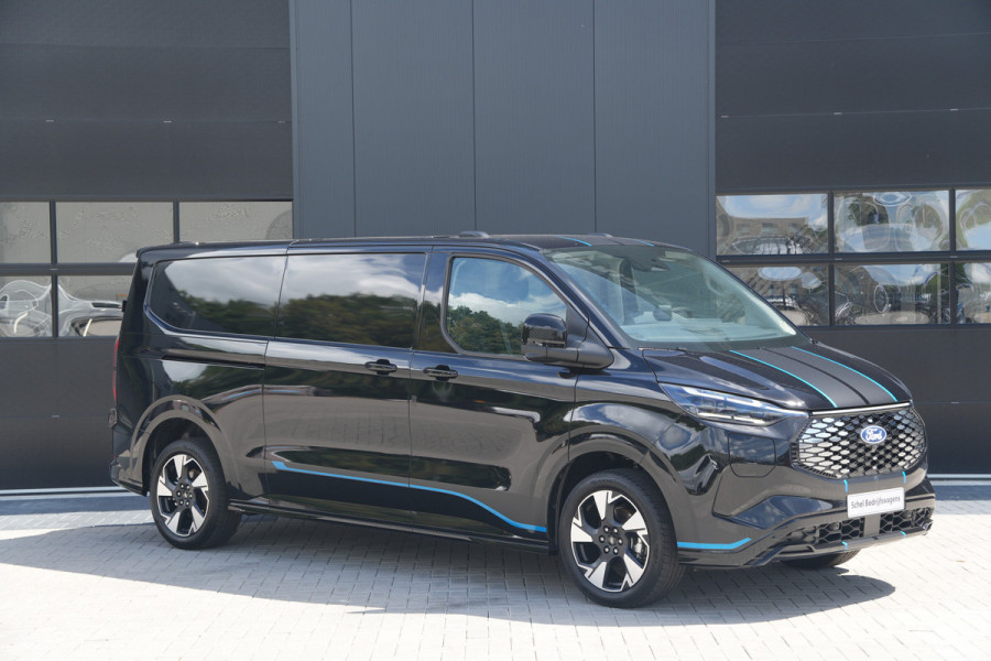 Ford E-Transit Custom 340 L2H1 Sport 71 kWh 218pk - ACC - B&O - Navi - Stoel/Stuurverwarming - 360 Camera - Blindspot - Rijklaar