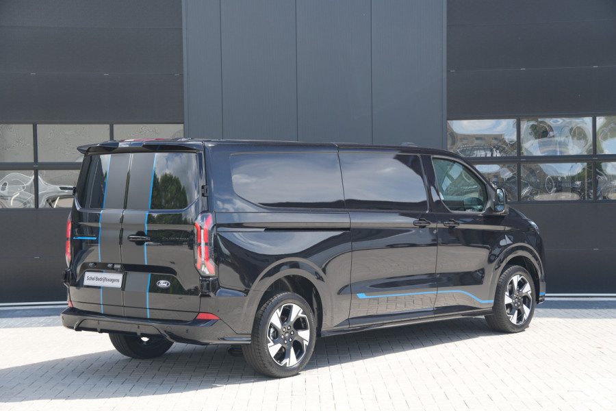 Ford E-Transit Custom 340 L2H1 Sport 71 kWh 218pk - ACC - B&O - Navi - Stoel/Stuurverwarming - 360 Camera - Blindspot - Rijklaar