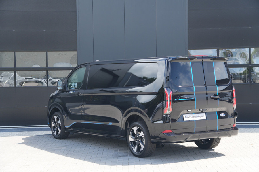 Ford E-Transit Custom 340 L2H1 Sport 71 kWh 218pk - ACC - B&O - Navi - Stoel/Stuurverwarming - 360 Camera - Blindspot - Rijklaar