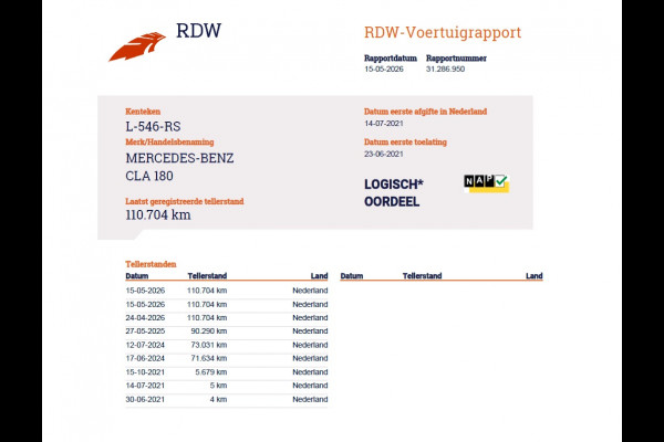 Mercedes-Benz CLA-Klasse AUT-7 AMG Business Solution Pano-dak Camera Widescreen Apple Carplay Android Auto Navi Pdc Cruise Control Stoelverwarming Privacy Glas Lmv Led DAB Licht en zichtpakket Premium pakket Dealeronderhouden 1e Eigenaar Origineel Nederlandse Auto