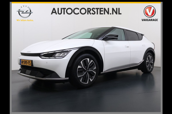 Kia Ev6 Plus Long Range 77.4kWh Trekhaak Leer+Ventilatie+Verwarming(+bank) Camera Adap.Cruise Warmtepomp Meridian®-Audio Stuur+Achterban SOH 100% Elek.Achterklep Apple Carplay Android Privacy Glas Pdc Lmv Led DAB 1.600KG Trekgewicht Dealeronderhouden