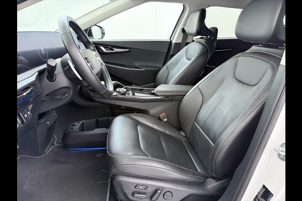 Kia Ev6 Plus Long Range 77.4kWh Trekhaak Leer+Ventilatie+Verwarming(+bank) Camera Adap.Cruise Warmtepomp Meridian®-Audio Stuur+Achterban SOH 100% Elek.Achterklep Apple Carplay Android Privacy Glas Pdc Lmv Led DAB 1.600KG Trekgewicht Dealeronderhouden