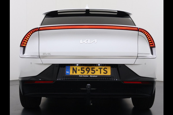 Kia Ev6 Plus Long Range 77.4kWh Trekhaak Leer+Ventilatie+Verwarming(+bank) Camera Adap.Cruise Warmtepomp Meridian®-Audio Stuur+Achterban SOH 100% Elek.Achterklep Apple Carplay Android Privacy Glas Pdc Lmv Led DAB 1.600KG Trekgewicht Dealeronderhouden