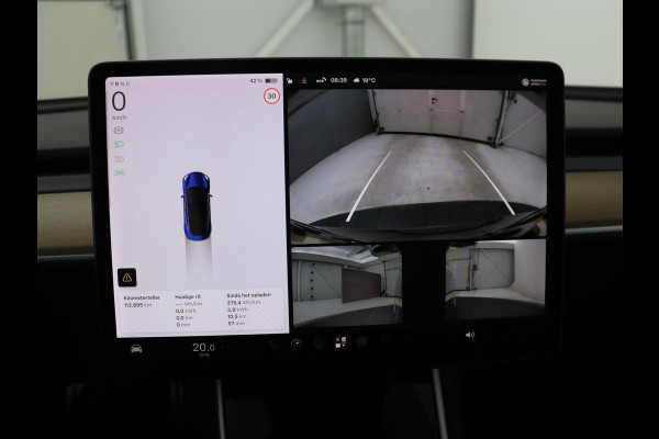 Tesla Model 3 Performance AWD 75 kWh | Traffic-Aware Cruise control | Leder | Lichtmetaal 20'' | Achterbank verwarming | Park assist | Climate control