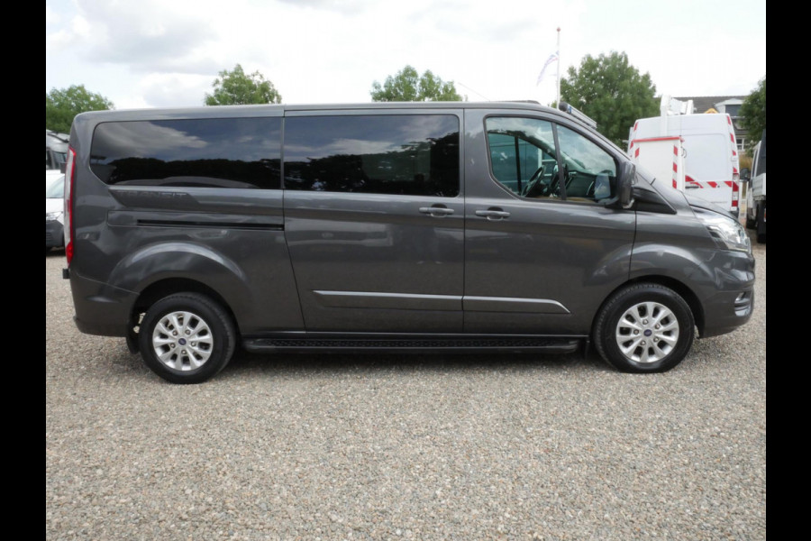 Ford Transit Custom 2.0 TDCI 170PK L2H1 Dubbel cabine Airco Automaat 2 x Schuifdeur Limited
