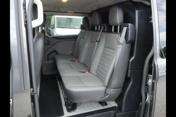 Ford Transit Custom 2.0 TDCI 170PK L2H1 Dubbel cabine Airco Automaat 2 x Schuifdeur Limited