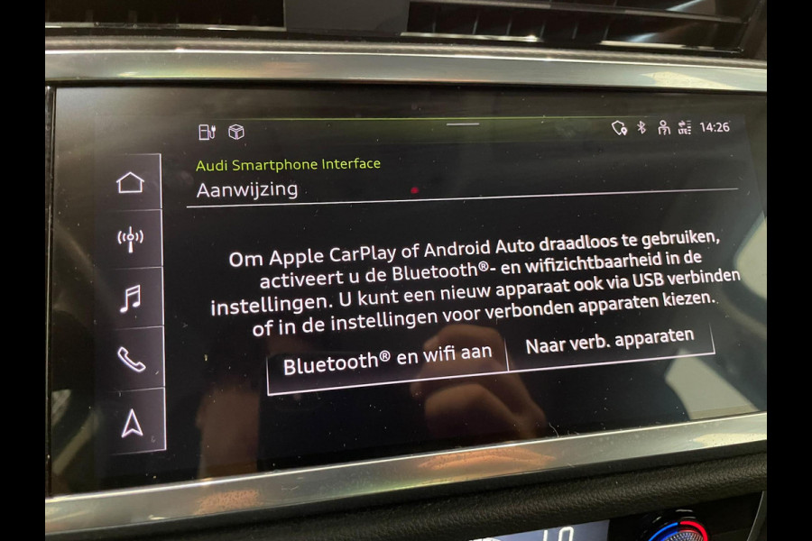 Audi Q3 45 TFSI e S-tronic Navigatie Apple Carplay Android Auto Parkeersensoren Cruise Control Elektrische achterklep Virtual Cockpit Climate Control Lichtmetalen velgen