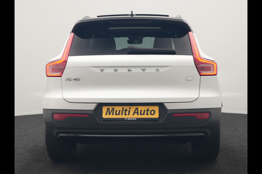 Volvo XC40 Recharge Ultimate 69 kWh 232pk Dealer O.H | Panodak | 360 Camera | Adaptive Cruise | Harman / Kardon | Alcantara Sportstoelen Memory & Verwarmd | BLIS | Keyless | Apple Carplay | Pilot Assist | Stuurverwarming | Google Assistant & Maps | Navigatie | DAB | 19"L.M |