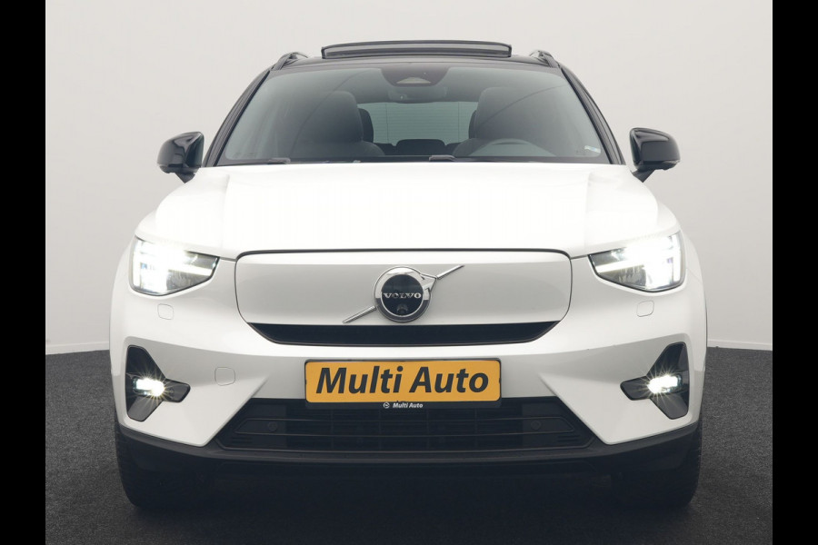 Volvo XC40 Recharge Ultimate 69 kWh 232pk Dealer O.H | Panodak | 360 Camera | Adaptive Cruise | Harman / Kardon | Alcantara Sportstoelen Memory & Verwarmd | BLIS | Keyless | Apple Carplay | Pilot Assist | Stuurverwarming | Google Assistant & Maps | Navigatie | DAB | 19"L.M |