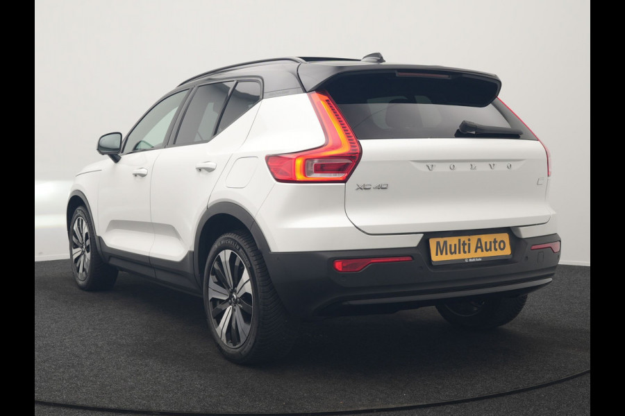 Volvo XC40 Recharge Ultimate 69 kWh 232pk Dealer O.H | Panodak | 360 Camera | Adaptive Cruise | Harman / Kardon | Alcantara Sportstoelen Memory & Verwarmd | BLIS | Keyless | Apple Carplay | Pilot Assist | Stuurverwarming | Google Assistant & Maps | Navigatie | DAB | 19"L.M |