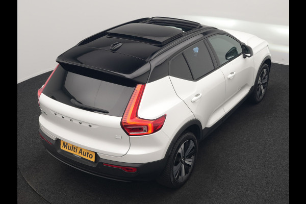 Volvo XC40 Recharge Ultimate 69 kWh 232pk Dealer O.H | Panodak | 360 Camera | Adaptive Cruise | Harman / Kardon | Alcantara Sportstoelen Memory & Verwarmd | BLIS | Keyless | Apple Carplay | Pilot Assist | Stuurverwarming | Google Assistant & Maps | Navigatie | DAB | 19"L.M |