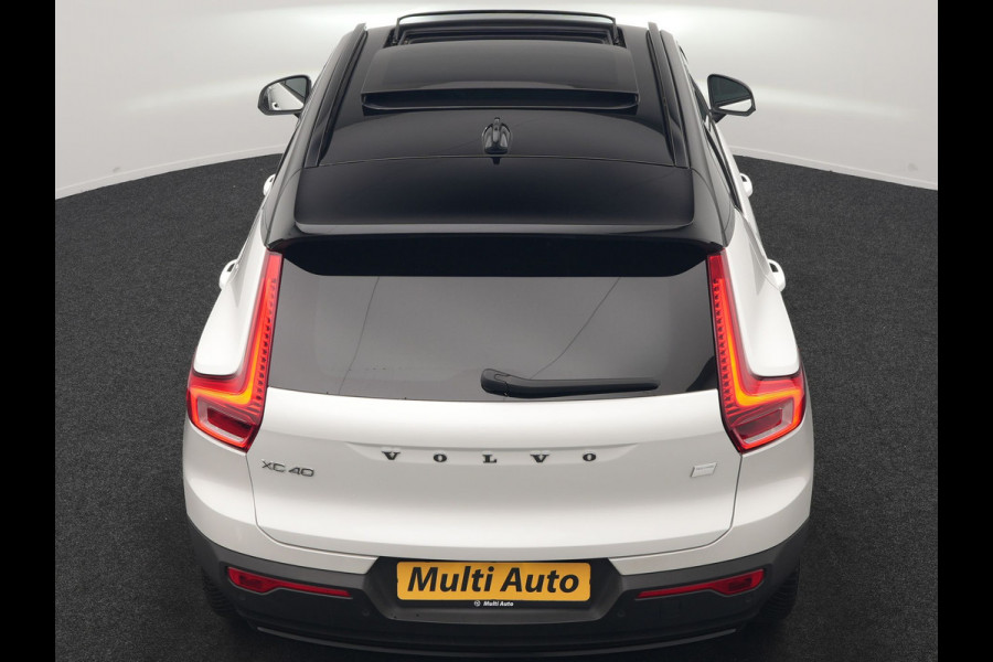 Volvo XC40 Recharge Ultimate 69 kWh 232pk Dealer O.H | Panodak | 360 Camera | Adaptive Cruise | Harman / Kardon | Alcantara Sportstoelen Memory & Verwarmd | BLIS | Keyless | Apple Carplay | Pilot Assist | Stuurverwarming | Google Assistant & Maps | Navigatie | DAB | 19"L.M |