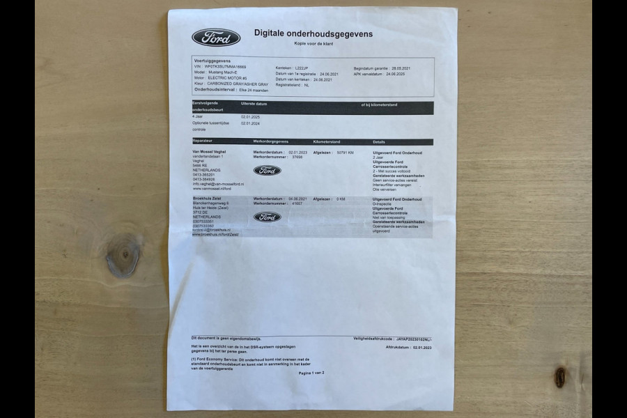 Ford Mustang Mach-E Extended First Edition AWD 98 kWh|92%SOH|PANO|MEMORY|LEDER|B&O|ACC|360+V+A-CAMERA|CARPLAY|STOEL+STUURVERW|NAP|