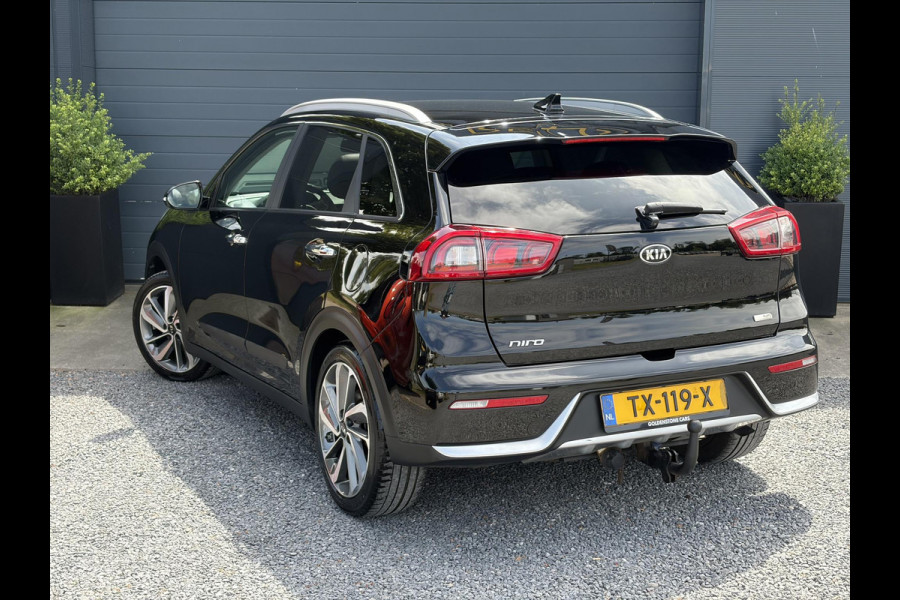 Kia Niro 1.6 GDi Hybrid Design Edition 1e Eigenaar,Trekhaak,Pano,Camera,Carplay,Stoelverw-Stuurverw,Halfleder,Lm velgen,Dealer Onderhouden,Rijstrooksensor,N.A.P,Apk tot 11-2026