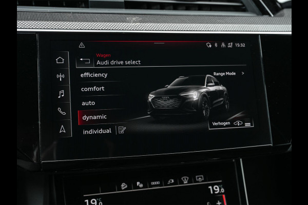 Audi Q8 Sportback e-tron S quattro SQ8 115 kWh /503PK | NL-Auto | 1ste Eigenaar | Panoramadak | B&O | HUD | 360 Camera | Carbon Interieur | Adaptive Cruise | Stoelverwarming V+A | Luchtvering | Stuurverwarming | Memory Seats | Ambiance Interieur |