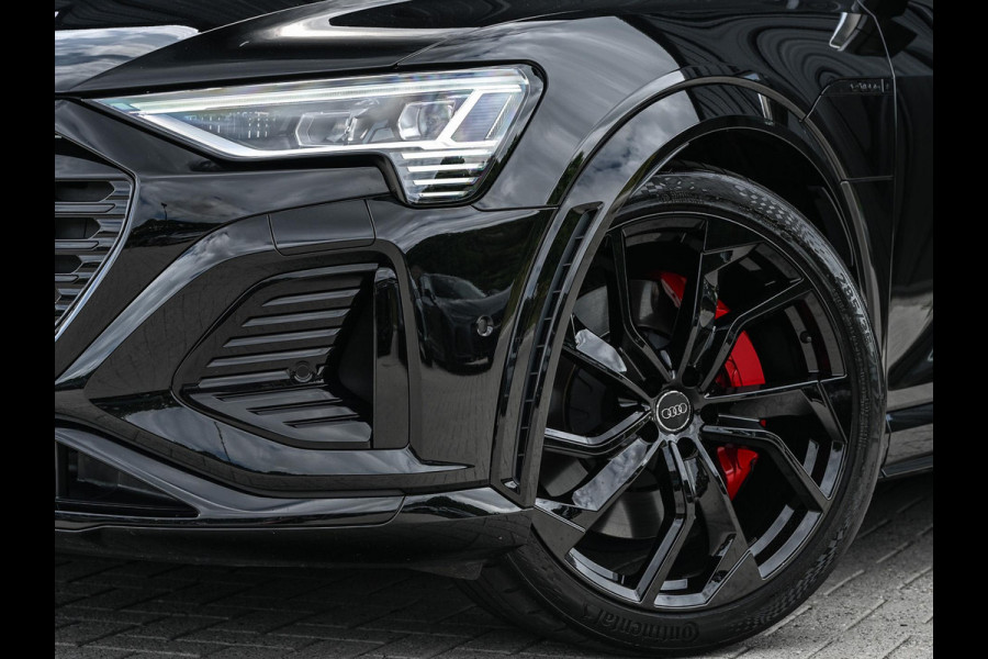 Audi Q8 Sportback e-tron S quattro SQ8 115 kWh /503PK | NL-Auto | 1ste Eigenaar | Panoramadak | B&O | HUD | 360 Camera | Carbon Interieur | Adaptive Cruise | Stoelverwarming V+A | Luchtvering | Stuurverwarming | Memory Seats | Ambiance Interieur |