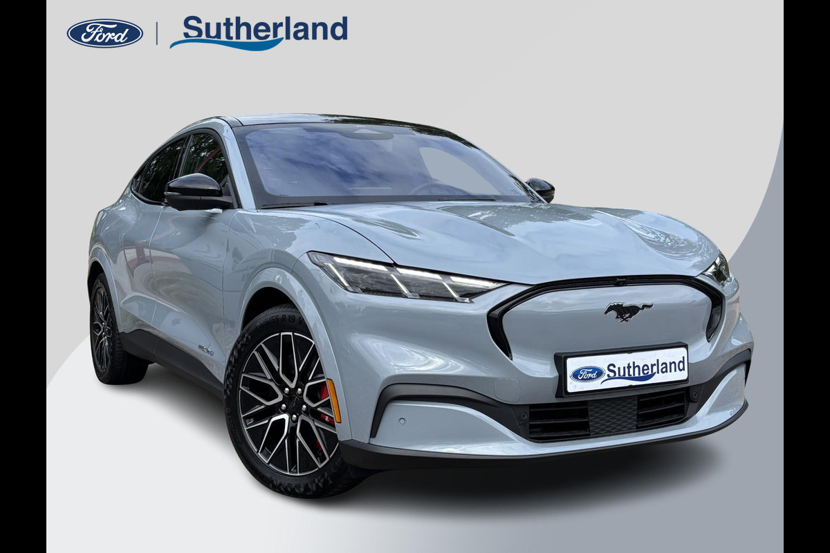 Ford Mustang Mach-E Extended Premium RWD 88 kWh | SCI | VOORRAAD | Glacier Grey | Panoramadak | Elektrische achterklep | Bang&Olufsen