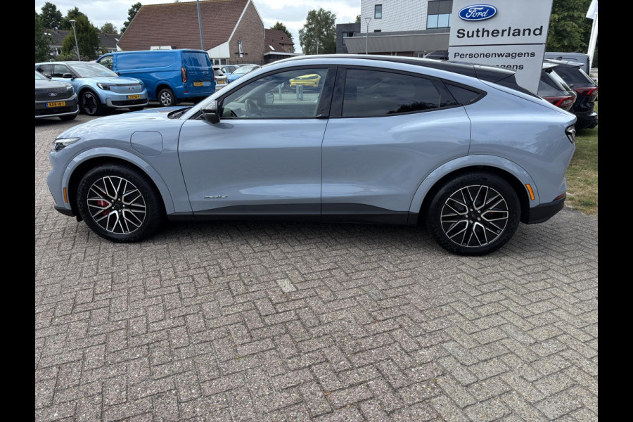 Ford Mustang Mach-E Extended Premium RWD 88 kWh | SCI | VOORRAAD | Glacier Grey | Panoramadak | Elektrische achterklep | Bang&Olufsen