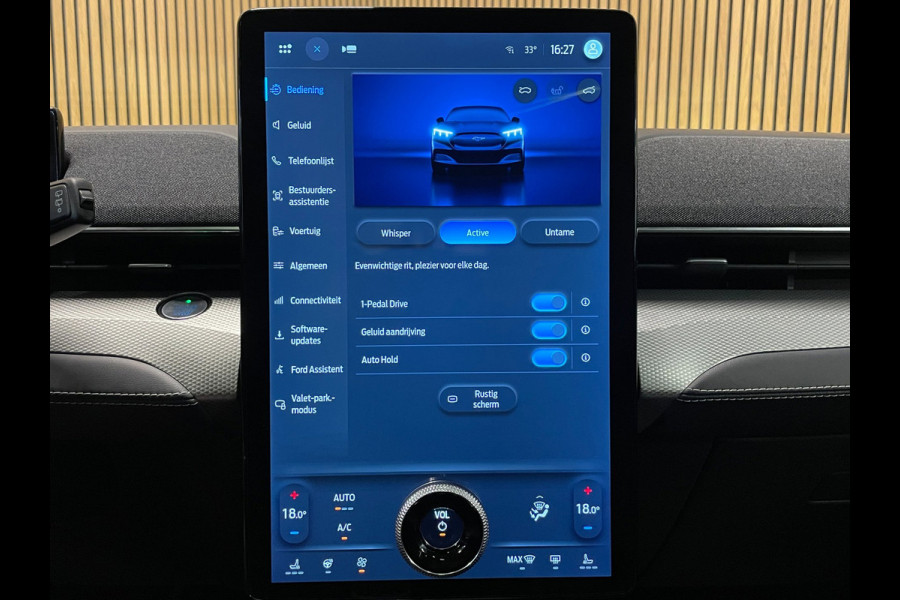 Ford Mustang Mach-E Extended RWD 98 kWh|96% SOH|AFN.TREKHAAK|MEMORY|LEDER|B&O|ACC|360+V+A-CAMERA|CARPLAY|STOEL+STUURVERW|NL|NAP|