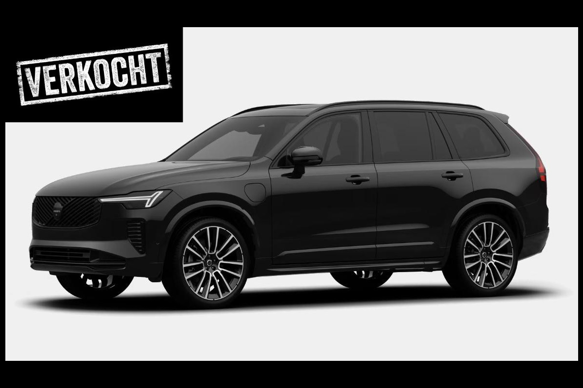 Volvo XC90 2.0 T8 Plug-in hybrid AWD Ultra Black Edition Luchtvering | Trekhaak | Bowers & Wilkins | Massage | Stoelventilatie/-verwarming | 360 camera | Head-up | Blis | Google