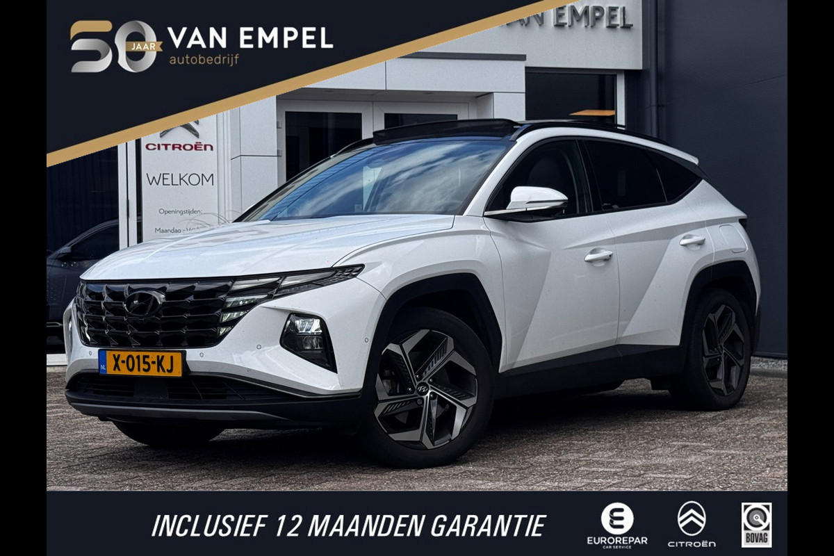 Hyundai Tucson 1.6 T-GDI PHEV Premium Sky 4WD | 97% SOH | Trekhaak | Pano | Leder + Memory | 360 Camera | Winter Pack