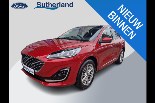 Ford Kuga 2.5 PHEV Vignale 29200 KM | Lederen bekleding | Winter Pack | Panorama Dak | Dodehoek herkenning | Camera voor en achter |