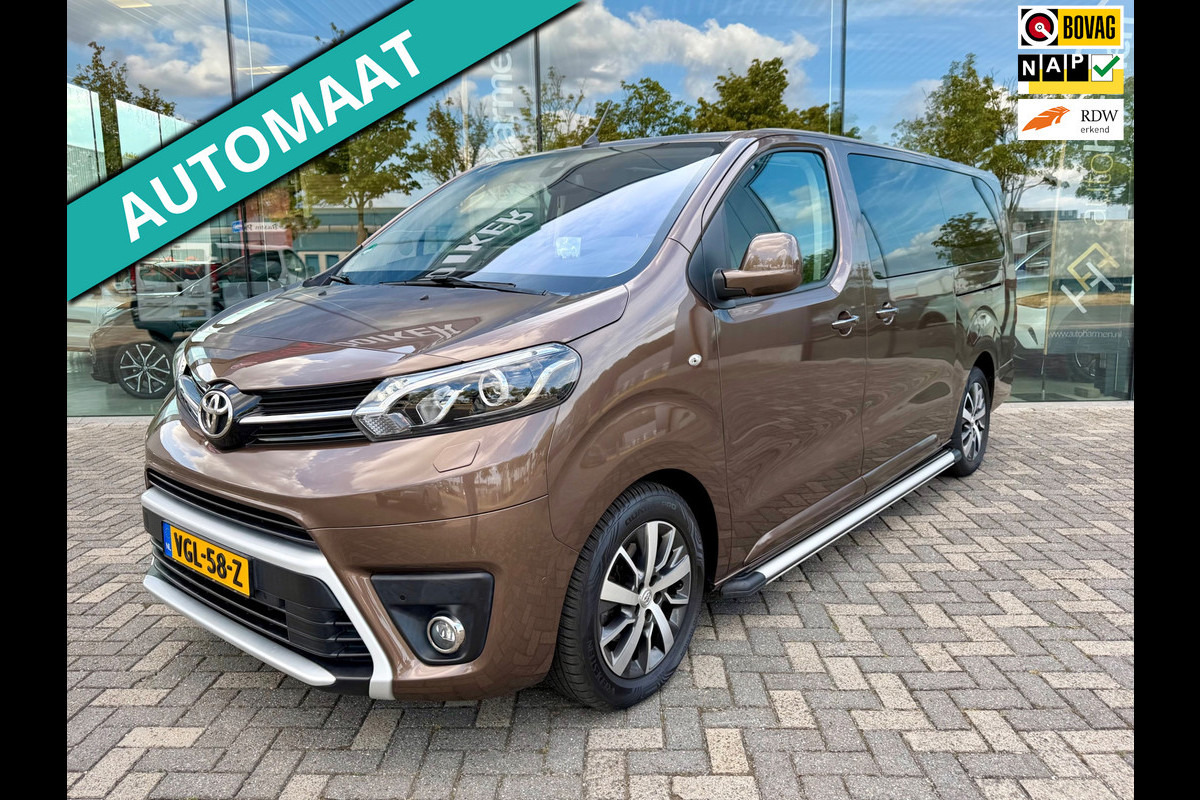 Toyota ProAce Verso 2.0 177pk Aut DC Executive, Elek. deuren, Massage stoelen, Panodak