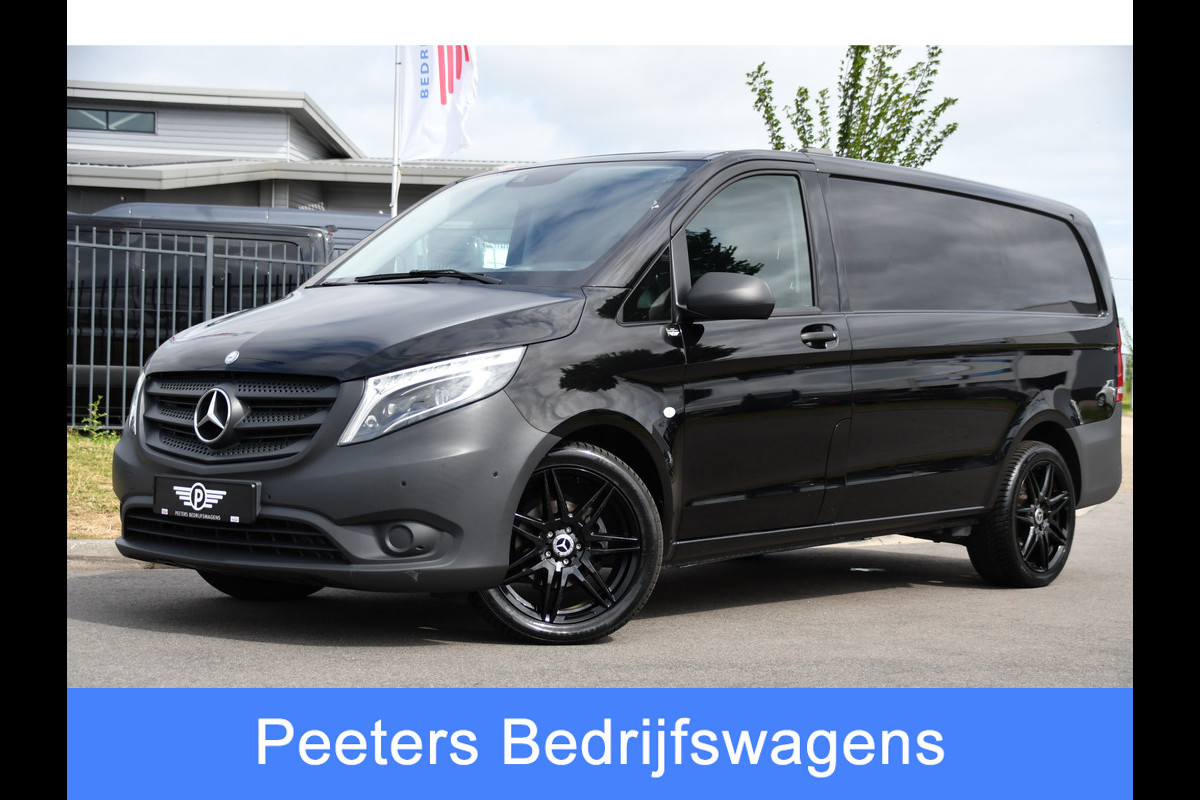 Mercedes-Benz Vito 116 CDI L2 Black Edition Cruise, Carplay, LED, 164pk, Sensoren, Multimedia, Automaat, NAVI, Uniek!