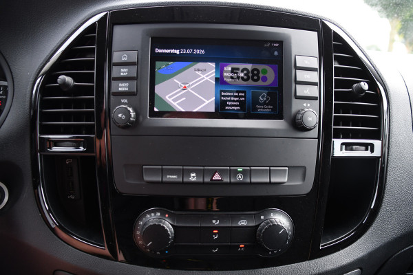 Mercedes-Benz Vito 116 CDI L2 Black Edition Cruise, Carplay, LED, 164pk, Sensoren, Multimedia, Automaat, NAVI, Uniek!