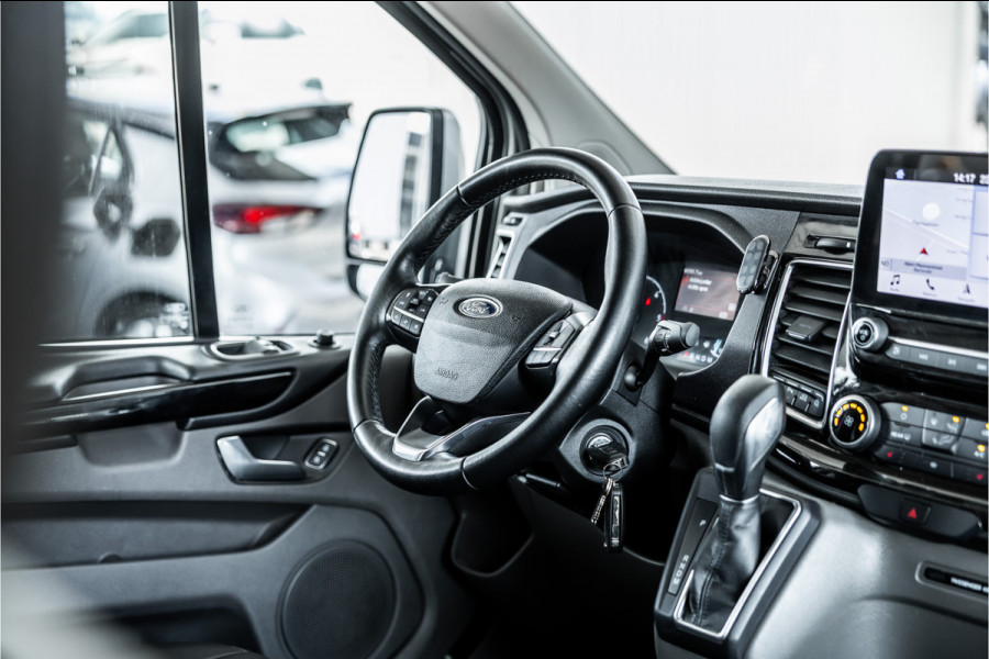 Ford Transit Custom 300 2.0 TDCI 170 PK L2H1 Limited DC | Bi-Xenon | ACC | L+R Schuifdeur | CarPlay | Camera | Stoelverwarming | Navigatie | Orig. NL Auto | 1e eigenaar | Nieuwe APK