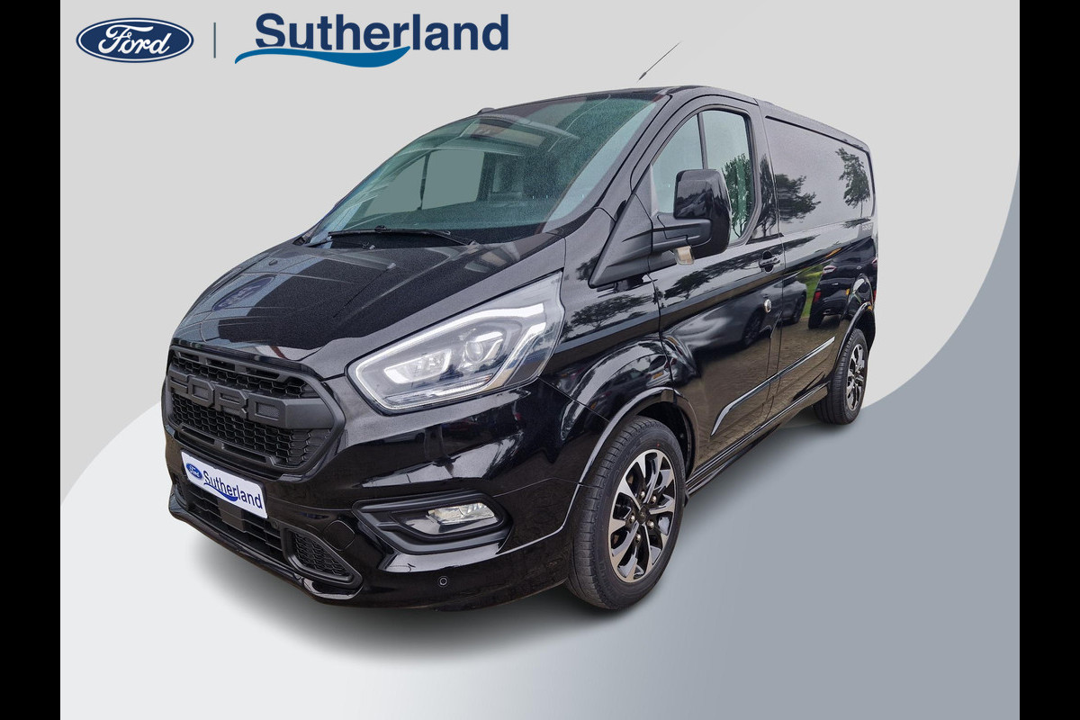 Ford Transit Custom 320 2.0 TDCI L1H1 Sport | 185PK! | ZEER NETTE AUTO! | Bi-Xenon | Winterpack | Navigatie | Camera achter | Led dagrijverlichting | Raptor grille | Leder/stof bekleding