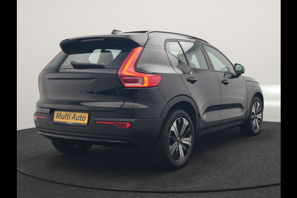 Volvo XC40 Recharge Ultimate 69 kWh 232pk Dealer O.H | Trekhaak Af Fabriek | Panodak | 360 Camera | Adaptive Cruise | Harman / Kardon | Alcantara Sportstoelen Memory & Verwarmd | BLIS | Keyless | Apple Carplay | Pilot Assist | Stuurverwarming | Google Assistant & Maps | Navigatie | DAB | 19"L.M |