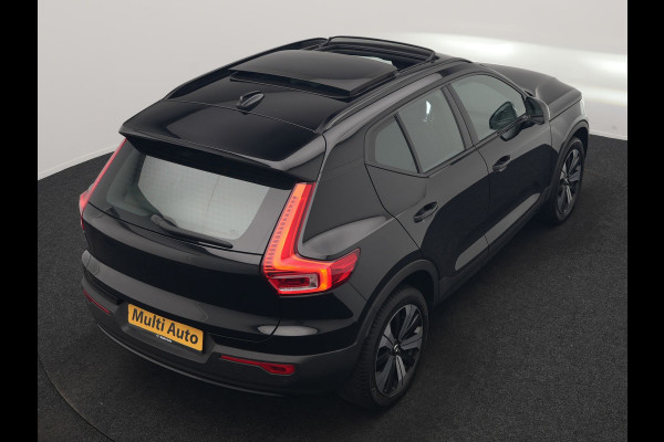 Volvo XC40 Recharge Ultimate 69 kWh 232pk Dealer O.H | Trekhaak Af Fabriek | Panodak | 360 Camera | Adaptive Cruise | Harman / Kardon | Alcantara Sportstoelen Memory & Verwarmd | BLIS | Keyless | Apple Carplay | Pilot Assist | Stuurverwarming | Google Assistant & Maps | Navigatie | DAB | 19"L.M |