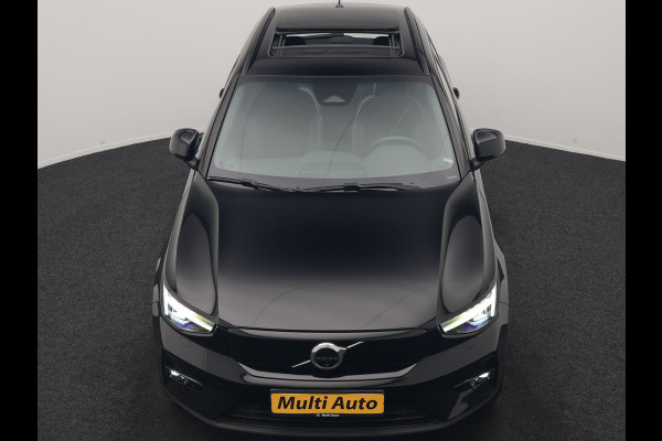 Volvo XC40 Recharge Ultimate 69 kWh 232pk Dealer O.H | Trekhaak Af Fabriek | Panodak | 360 Camera | Adaptive Cruise | Harman / Kardon | Alcantara Sportstoelen Memory & Verwarmd | BLIS | Keyless | Apple Carplay | Pilot Assist | Stuurverwarming | Google Assistant & Maps | Navigatie | DAB | 19"L.M |