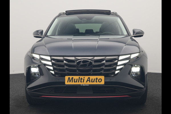 Hyundai Tucson 1.6 T-GDI PHEV Premium Sky 4WD 266pk Dealer O.H | Trekhaak Afn. | Panodak | 360 Camera | Adaptive Cruise | Krell Audio | Lederen Sportstoelen Memory & Ventilatie | Apple Carplay | Keyless | Stoelen & Stuur verwarmd | BLIS | Pilot Assist | Virtual | Navigatie | DAB | 21"L.M | Plug In Hybrid |
