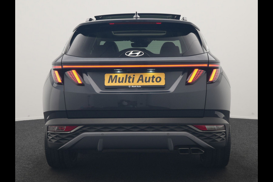 Hyundai Tucson 1.6 T-GDI PHEV Premium Sky 4WD 266pk Dealer O.H | Trekhaak Afn. | Panodak | 360 Camera | Adaptive Cruise | Krell Audio | Lederen Sportstoelen Memory & Ventilatie | Apple Carplay | Keyless | Stoelen & Stuur verwarmd | BLIS | Pilot Assist | Virtual | Navigatie | DAB | 21"L.M | Plug In Hybrid |