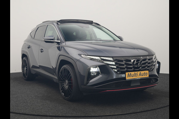 Hyundai Tucson 1.6 T-GDI PHEV Premium Sky 4WD 266pk Dealer O.H | Trekhaak Afn. | Panodak | 360 Camera | Adaptive Cruise | Krell Audio | Lederen Sportstoelen Memory & Ventilatie | Apple Carplay | Keyless | Stoelen & Stuur verwarmd | BLIS | Pilot Assist | Virtual | Navigatie | DAB | 21"L.M | Plug In Hybrid |