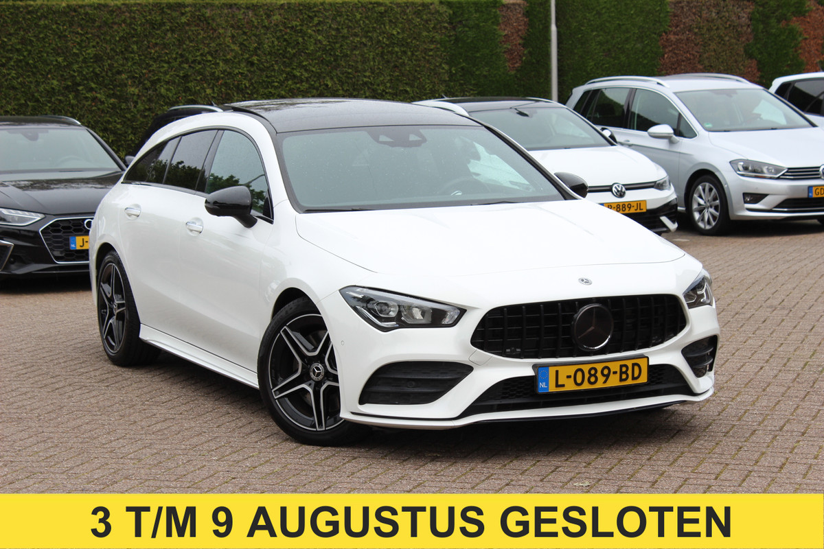 Mercedes-Benz CLA-Klasse Shooting Brake 250 4MATIC Premium / AMG Diffuser / Panoramadak / 360Camera / Burmester / 19'' / Sfeerverlichting / CarPlay / Stoelverwarming / Cruise Control