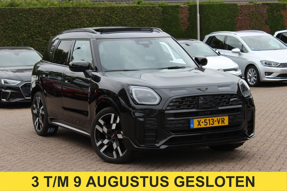MINI Countryman 1.5 C John Cooper Works XL / Trekhaak / Panoramadak / 360Camera / Head-up / Harman Kardon / 20'' / Leder / Sfeerverlichting / LED / CarPlay / Dodehoek / DAB / ACC