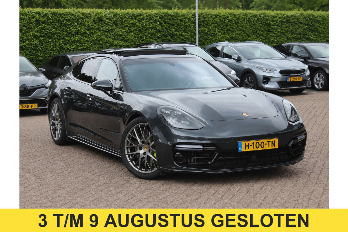 Porsche Panamera 4.0 Turbo S E-Hybrid / Panoramadak / 360Camera / Achterasbesturing / Nachtzicht / Softclose / 21'' / Sportuitlaat / Matrix LED / Carbon intr. / Bose / Sportdesign / Volleder / Dodehoek / DAB / ACC